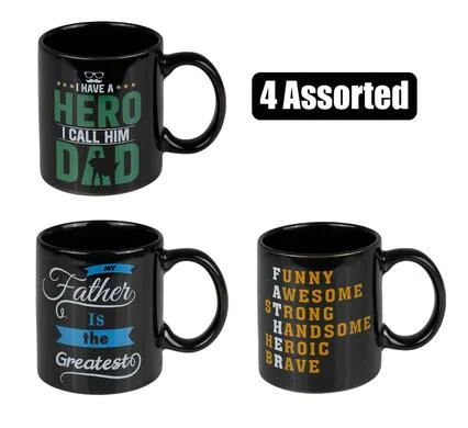 Mug Occasions Dad Black Assorted